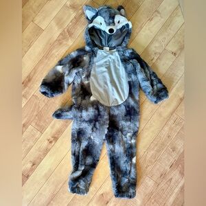 2-3T Halloween gray wolf costume toddler - excellent condition!